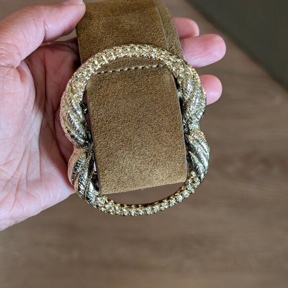 Sezane Artemis Belt in Taupe (size 80) main image 7